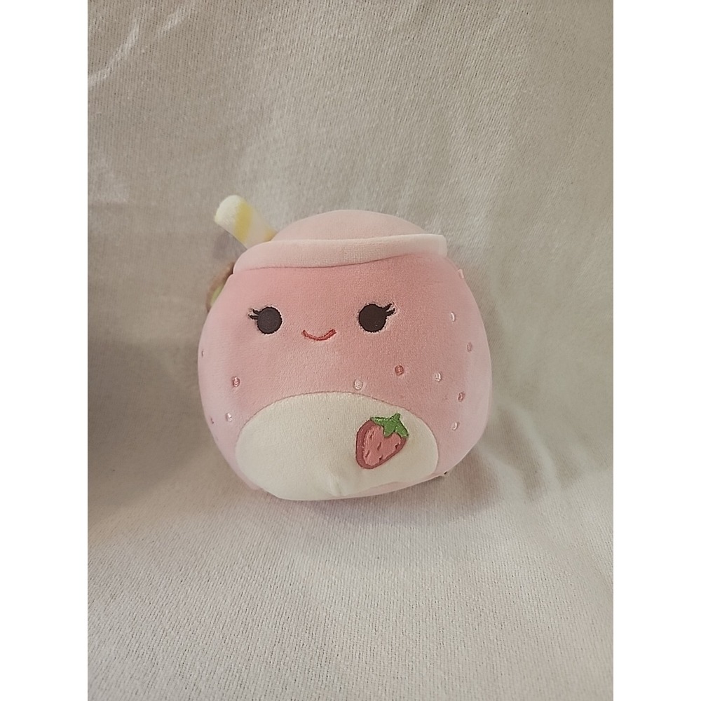 Squishmallows 5" Snell the‎ Strawberry Smoothie, Scented Mystery Squad NWT